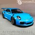 Picture of ArrowModelBuild Porsche 911 GT3 (Miami Blue) Built & Painted 1/24 Model Kit, Picture 1