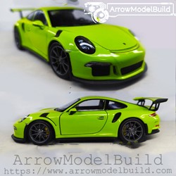 Picture of ArrowModelBuild Porsche 911 GT3 (Mustard Green) Built & Painted 1/24 Model Kit