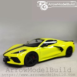 Picture of ArrowModelBuild Chevrolet Corvette 2020 (Yellow) Built & Painted 1/24 Model Kit