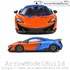 Picture of ArrowModelBuild McLaren 600LT Custom Color (F1 Team Tribute) Built & Painted 1/18 Model Kit, Picture 1