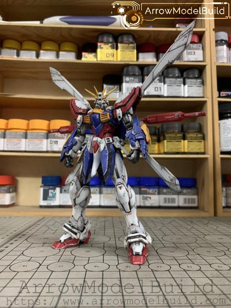 Picture of ArrowModelBuild God Gundam (Shadow Aging) Built & Painted RG 1/144 Model Kit