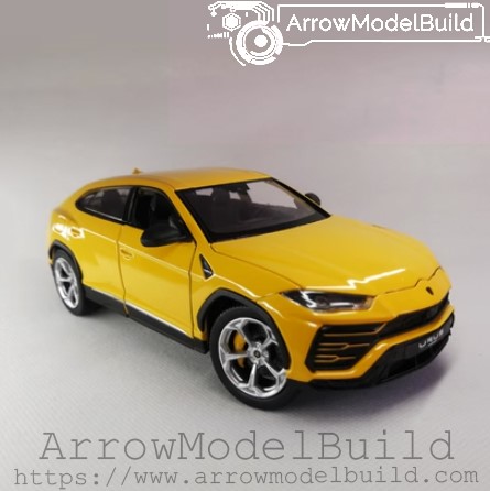 Picture of ArrowModelBuild Lamborghini Urus Custom Color (Yellow) Built & Painted 1/24 Model Kit