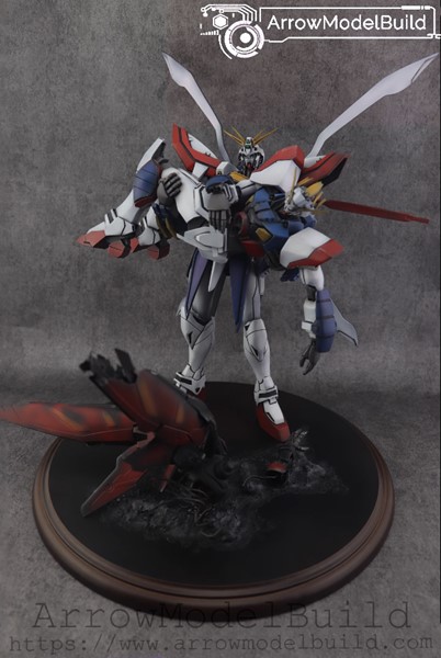 Picture of ArrowModelBuild God Gundam and Shining Gundam Scene Built & Painted 1/74 Model Kit