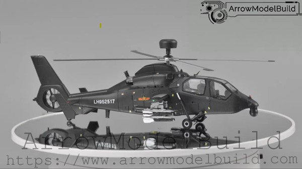 Picture of ArrowModelBuild WZ-19 Black Whirlwind Helicopter Built & Painted 1/72 Model Kit