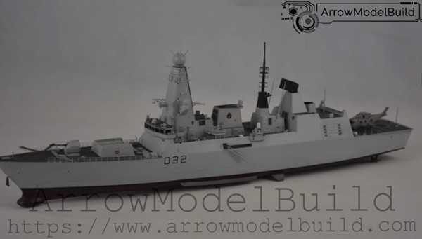 Picture of ArrowModelBuild Royal Navy Type 45 Destroyer Built & Painted 1/350 Model Kit