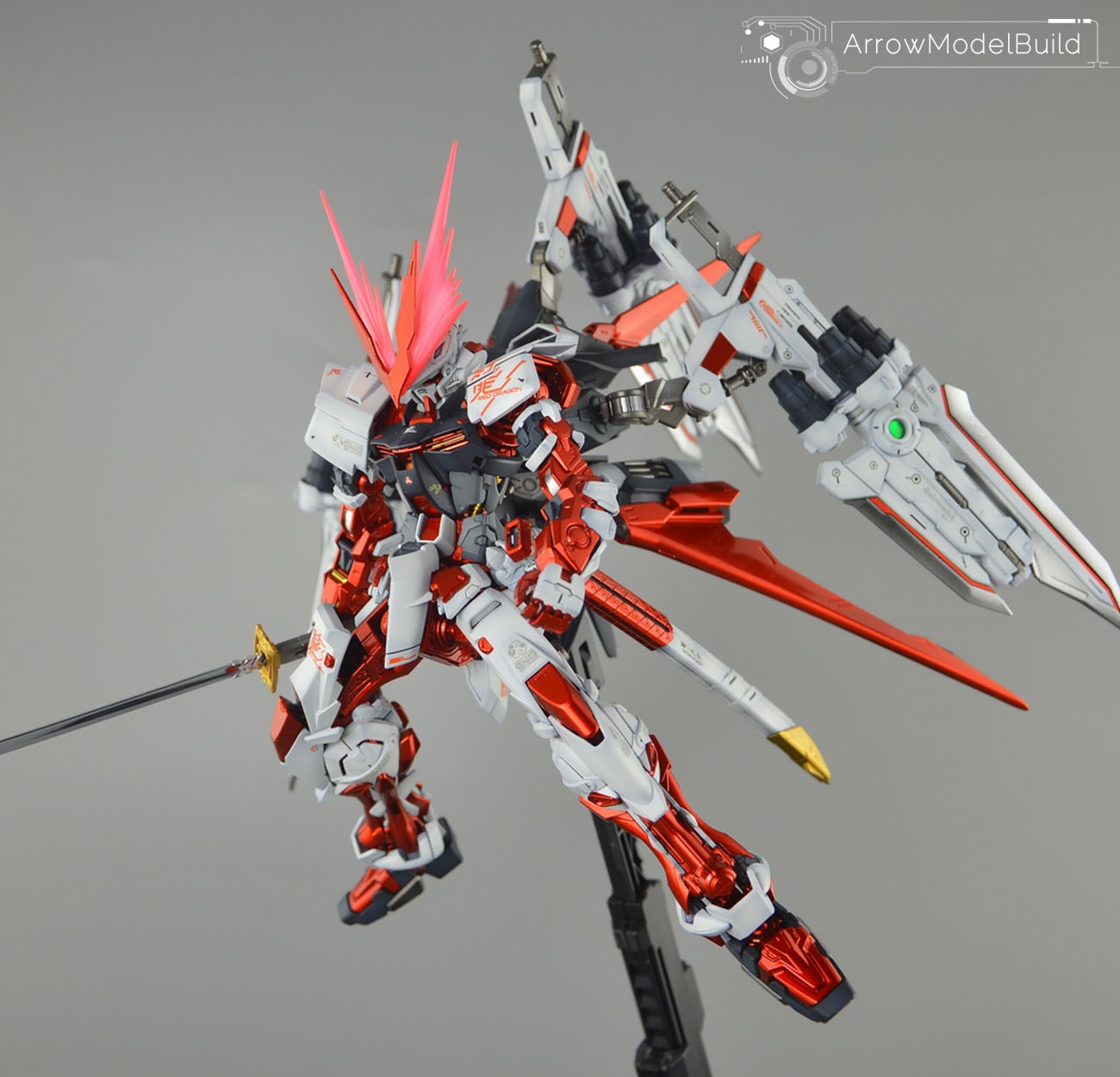 Arrowmodelbuild Figure And Robot Gundam Military Vehicle Arrow Model Build Arrowmodelbuild Astray Red Dragon Metal Built Painted Mg 1 100 Model Kit