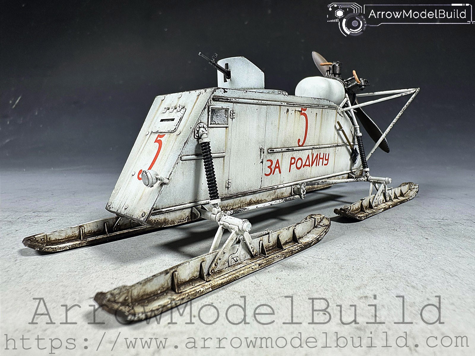 Picture of ArrowModelBuild Armoured Aerosan NKL-26 Built & Painted 1/35 Model Kit
