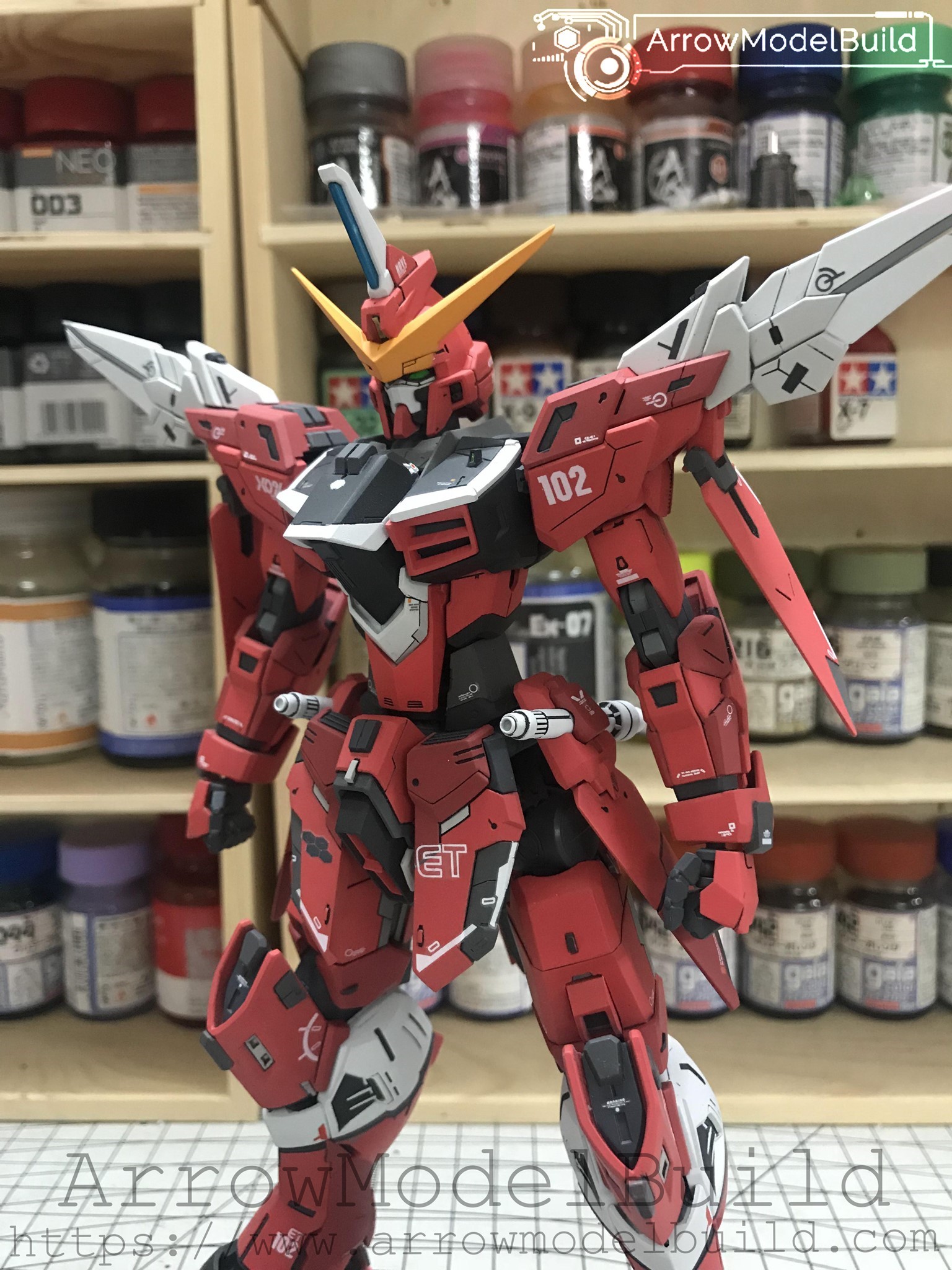 Picture of ArrowModelBuild Justice Gundam (Version 2) Built & Painted 1/100 Resin Model Kit