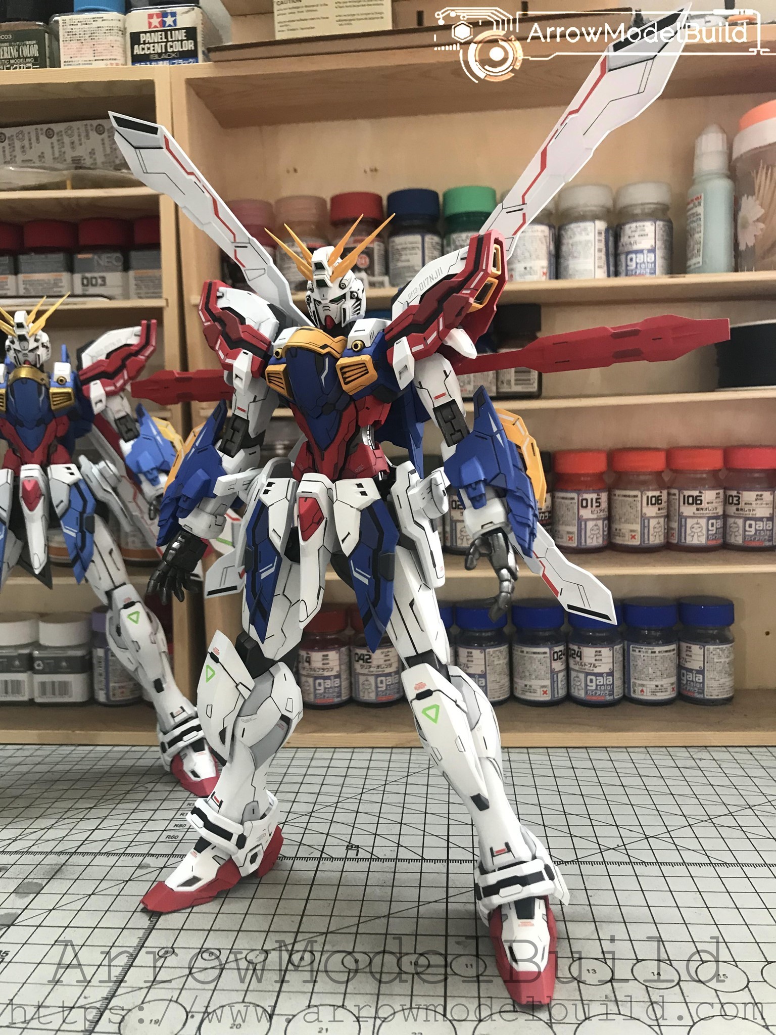 Picture of ArrowModelBuild God Gundam (3.0) Built & Painted MG 1/100 Model Kit