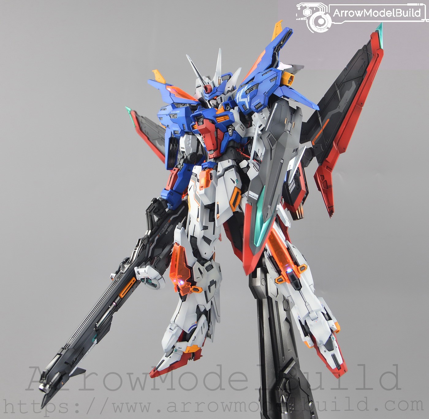Picture of ArrowModelBuild Genesis Gundam (Z Gundam Color 2.0) with LED and Pilot Built & Painted MG 1/100 Model Kit