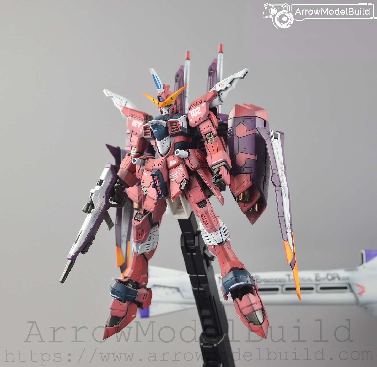 Picture of ArrowModelBuild Justice with Meteor Built & Painted RG 1/144 Model Kit