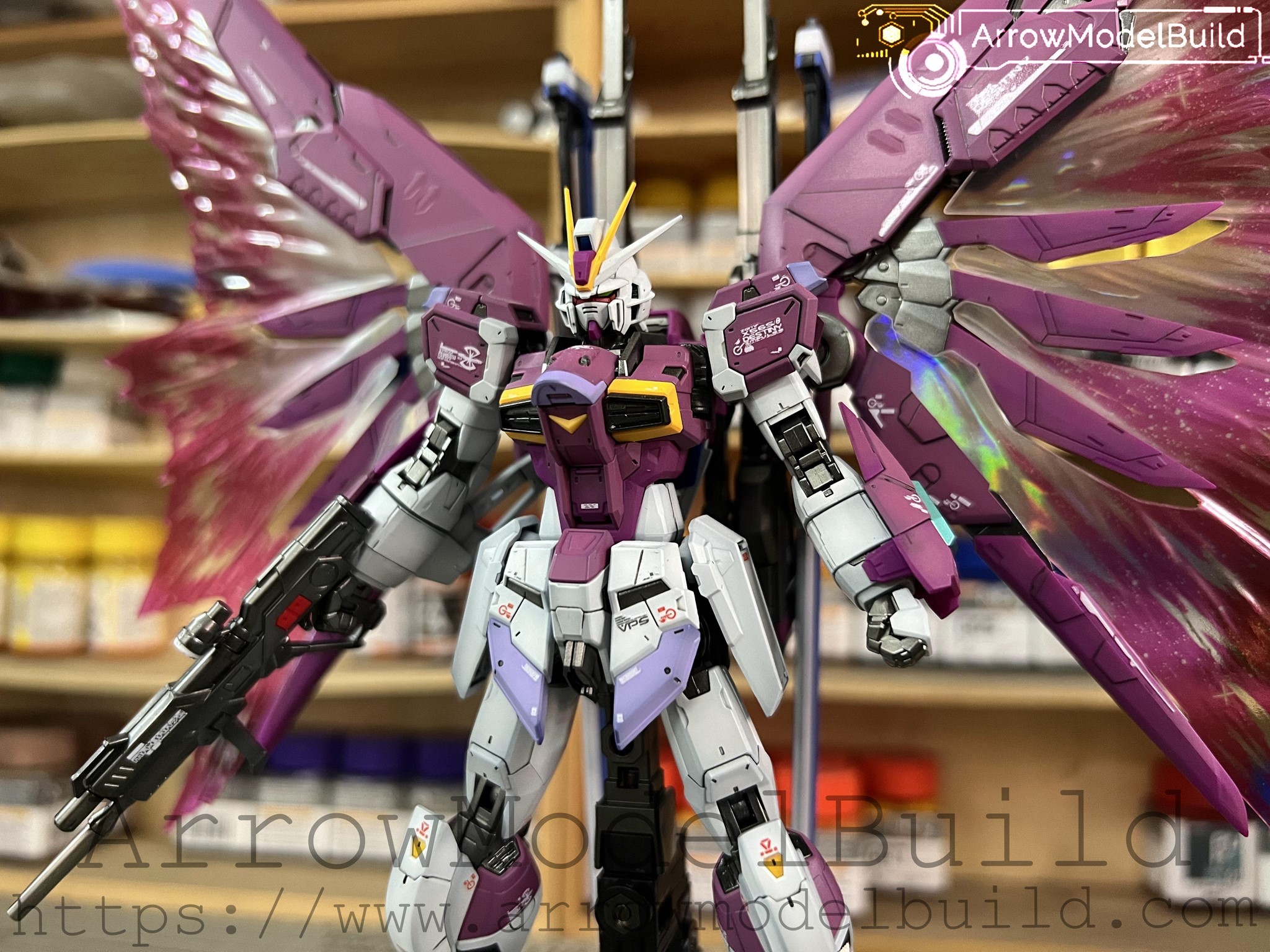 Picture of ArrowModelBuild Destiny Impulse Gundam (Shadow Effect) Built & Painted RG 1/144 Model Kit