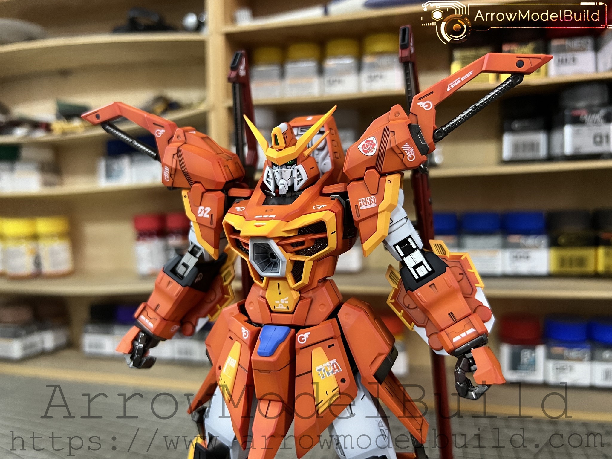 Picture of ArrowModelBuild Sword Calamity Gundam Built & Painted FM 1/100 Model Kit