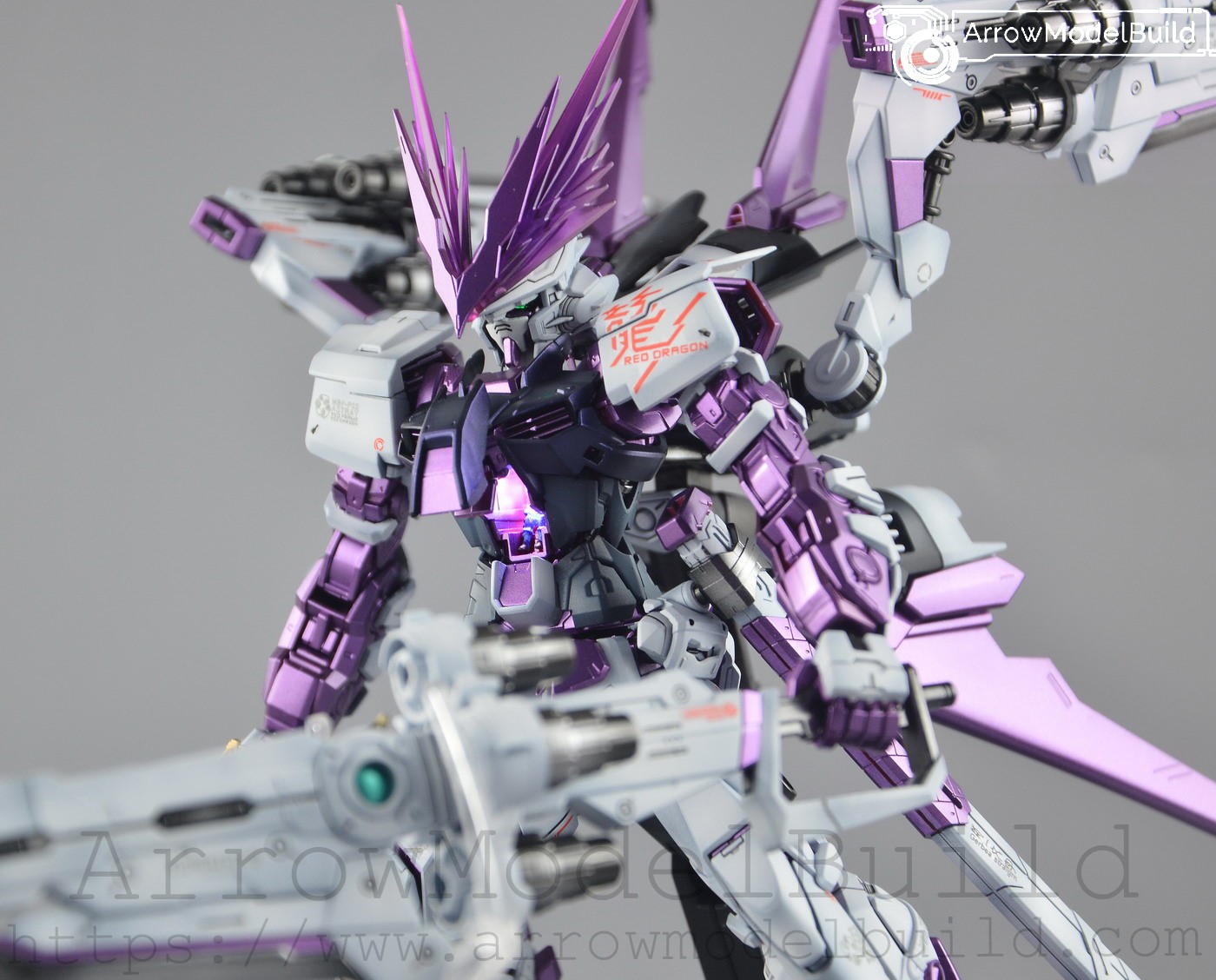 Picture of ArrowModelBuild Astray Red Dragon (Purple) Painted Pilot with LED Built & Painted MG 1/100 Model Kit