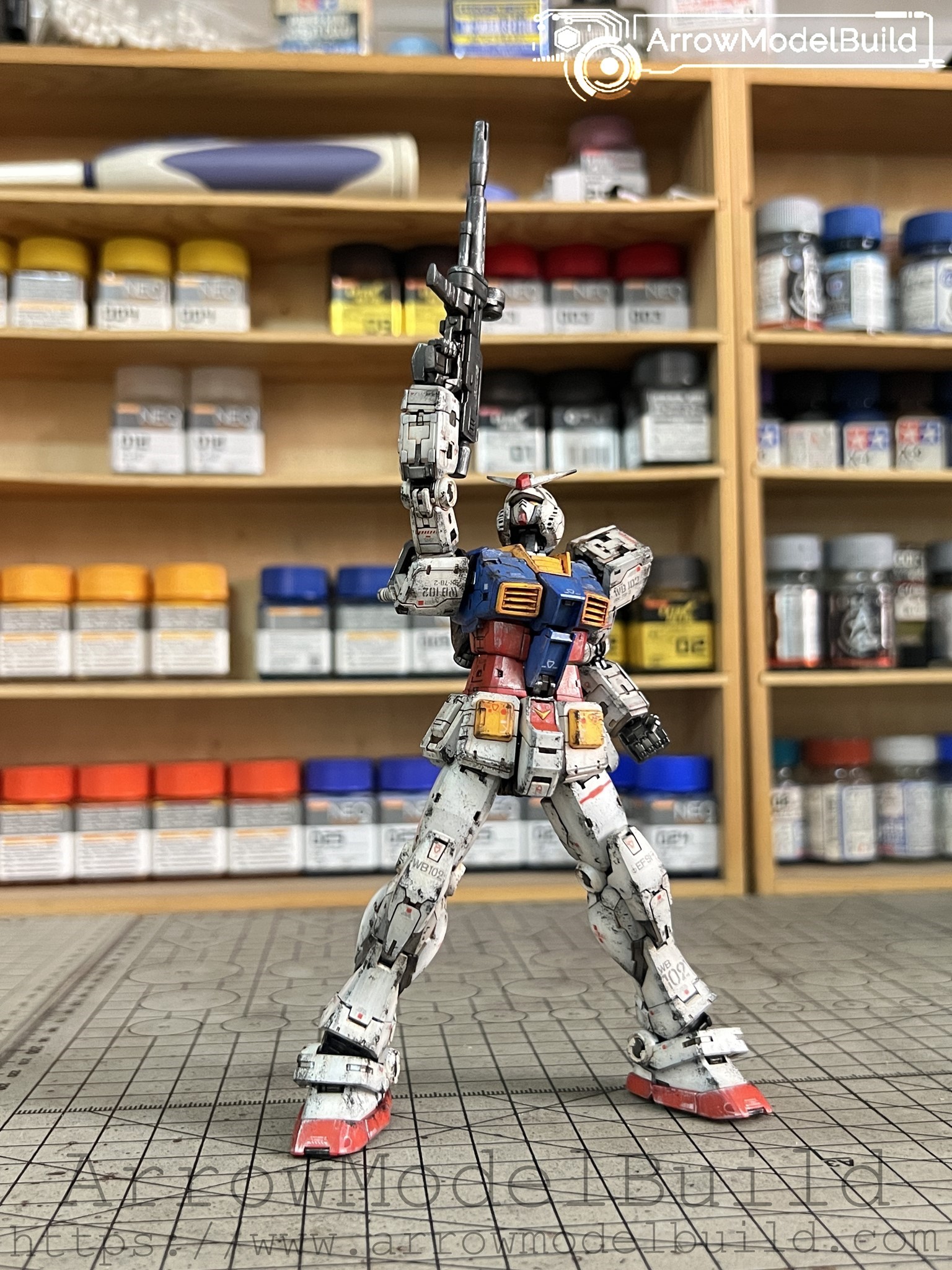 Picture of ArrowModelBuild RX-78-2 Gundam 2.0 (Sharp Aging) Built & Painted RG 1/144 Model Kit