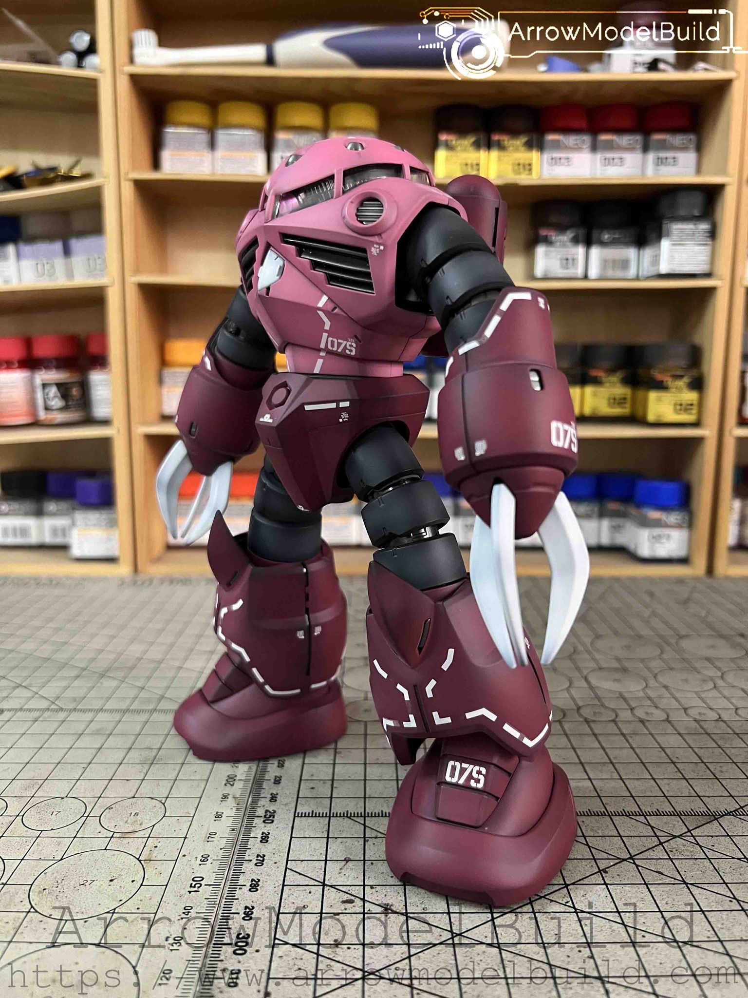 Picture of ArrowModelBuild Char Zaku Gundam (Shaping 2.0) Built & Painted MG 1/100 Model Kit