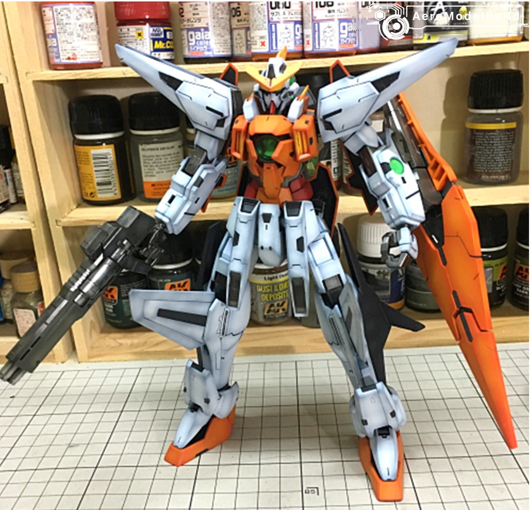 Picture of AeroModelBuild Kyrios Gundam Built & Painted 1/100 Model Kit