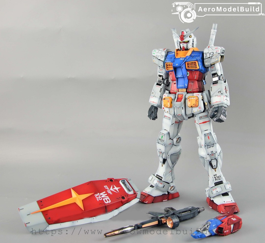 Picture of AeroModelBuild Gundam RX-78-2 Built & Painted PG Unleashed 1/60 Model Kit