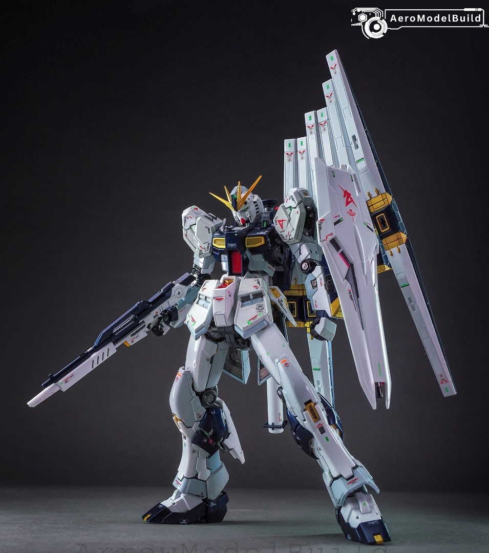 Picture of AeroModelBuild Nu Gundam (Metal) Built & Painted RG 1/144 Model Kit