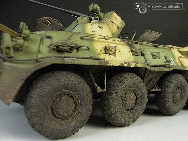 Picture of ArrowModelBuild BTR-80A Military Vehicle Built & Painted 1/35 Model Kit