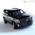Picture of ArrowModelBuild Cadillac Escalade Custom Color (Ace of Spades Matte Black Body) 1/24 Model Kit, Picture 3