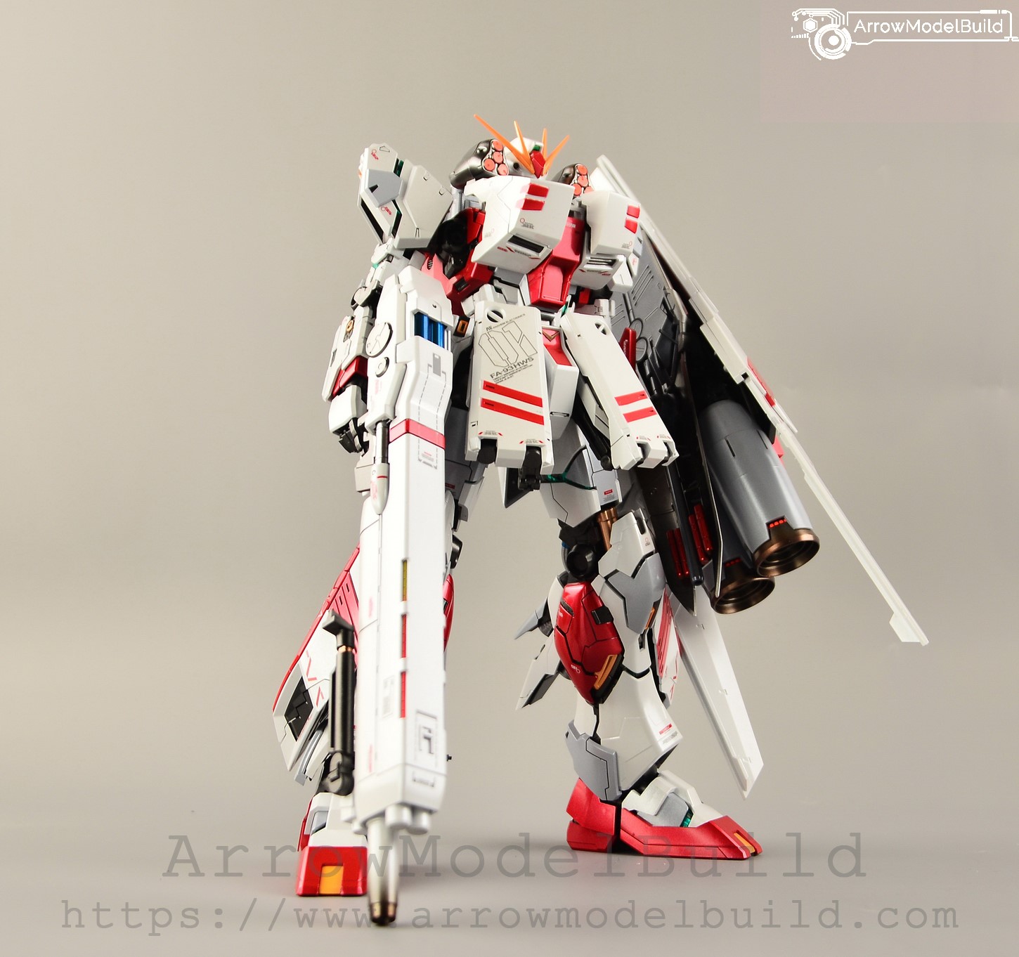 Arrowmodelbuild Nu Gundam Built & Painted 1/48 Model Kit 