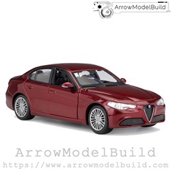 Picture of ArrowModelBuild Alfa Romeo Giulia (Racing Red Original) Built & Painted 1/24 Model Kit