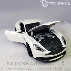 Picture of ArrowModelBuild Aston Martin Vanquish (Pearl White) Black Wheel Edition Built & Painted 1/24 Model Kit