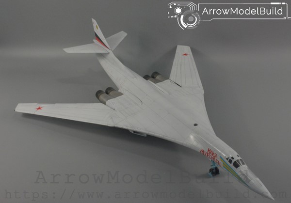 Picture of ArrowModelBuild Russia Tu-160 Tu-160 Tu-160 Jolly Roger Bomber Built & Painted 1/72 Model Kit