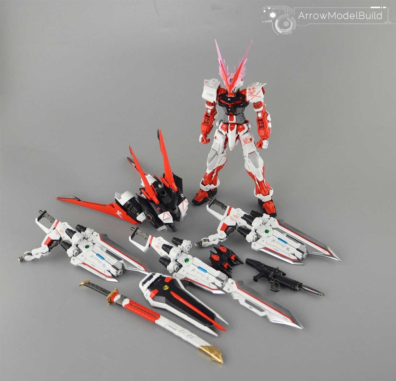 ArrowModelBuild Figure and Robot, Gundam, Military, Vehicle, Model Build. ArrowModelBuild Astray Red Dragon Built & Painted MG Model