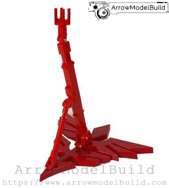 Picture of ArrowModelBuild Self Protection Mystery Red Universal Stand Built and Painted MG/HG/RG 1/100 1/144 Model Kit