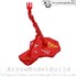 Picture of ArrowModelBuild Hot Red Universal Stand Built and Painted MG/HG/RG 1/100 1/144 Model Kit, Picture 1
