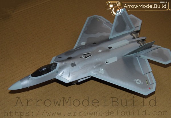 Picture of ArrowModelBuild F22 Raptor Fighter Built & Painted 1/72 Model Kit