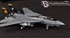 Picture of ArrowModelBuild F-14 vf-31 Bombcat Final Cruise Built & Painted 1/72 Model Kit, Picture 2