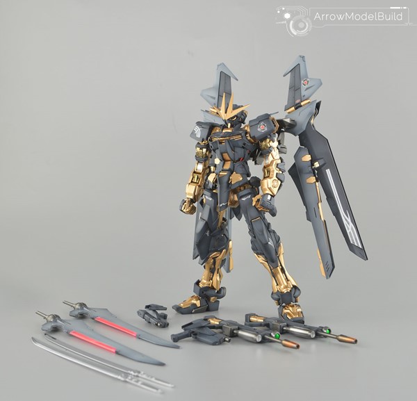 Picture of ArrowModelBuild Gundam Astray Noir (Custom Gold)  Built & Painted MG 1/100 Model Kit