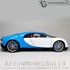 Picture of ArrowModelBuild Bugatti Chiron (Blue + White) Built & Painted 1/18 Model Kit, Picture 2
