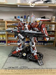 Picture of ArrowModelBuild MASX-0033 EX-S Gundam (Custom Red) Built & Painted PG 1/60 Model Kit